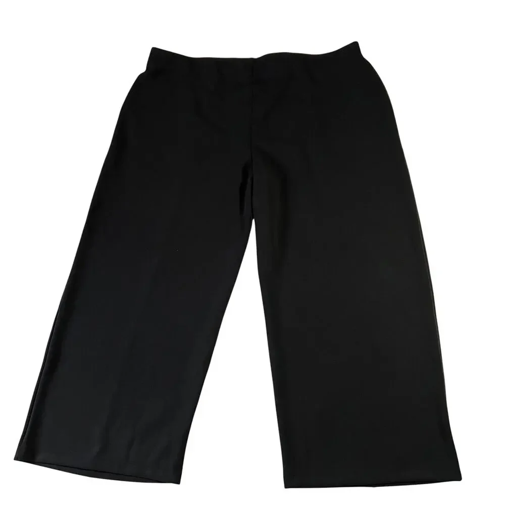 NEW a new day High Rise Wide Leg Pull On Pants Size 3X Casual Minimalist Comfy